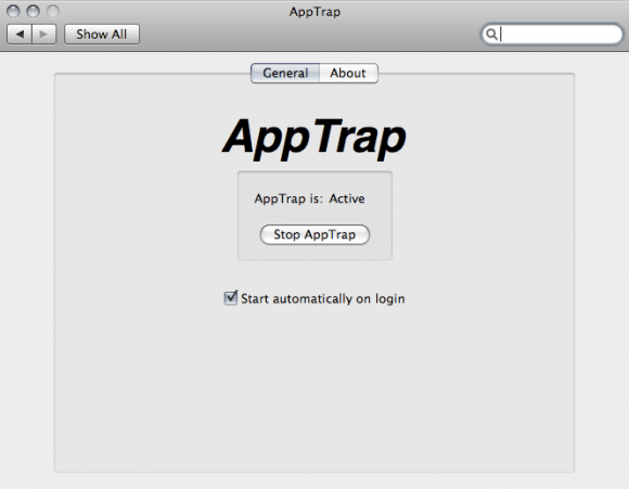 AppTrapp - OS X programok eltávolításához