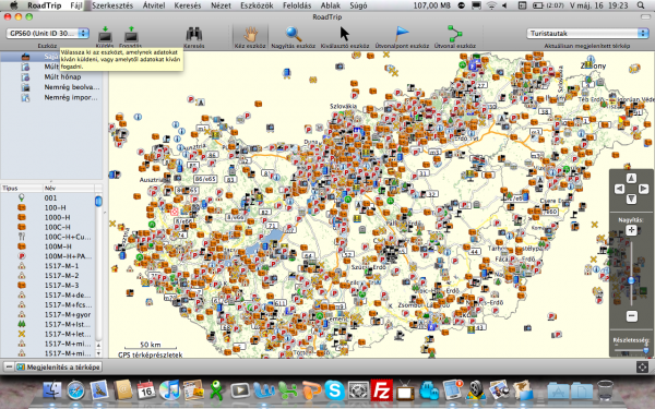 Garmin GPS geocaching - OS X Mac - 8.
