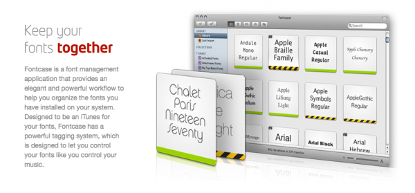 Fontcase - Mac OS X font manager