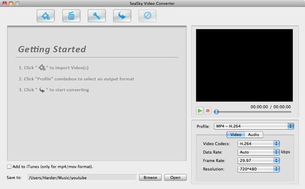 Seasky video converter