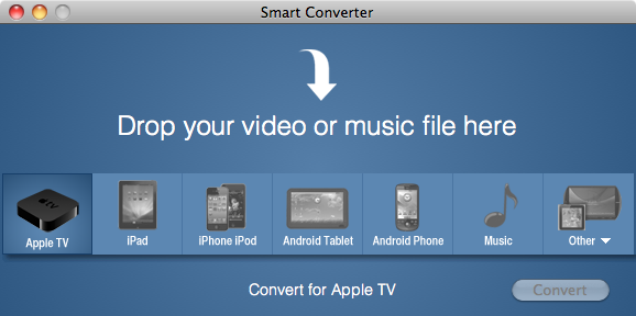 Smart converter mts mp4
